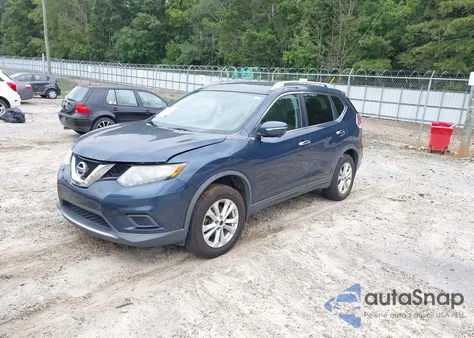 2015 Nissan Rogue Sv z USA, uszkodzony, nr VIN KNMAT2MV0FP555088